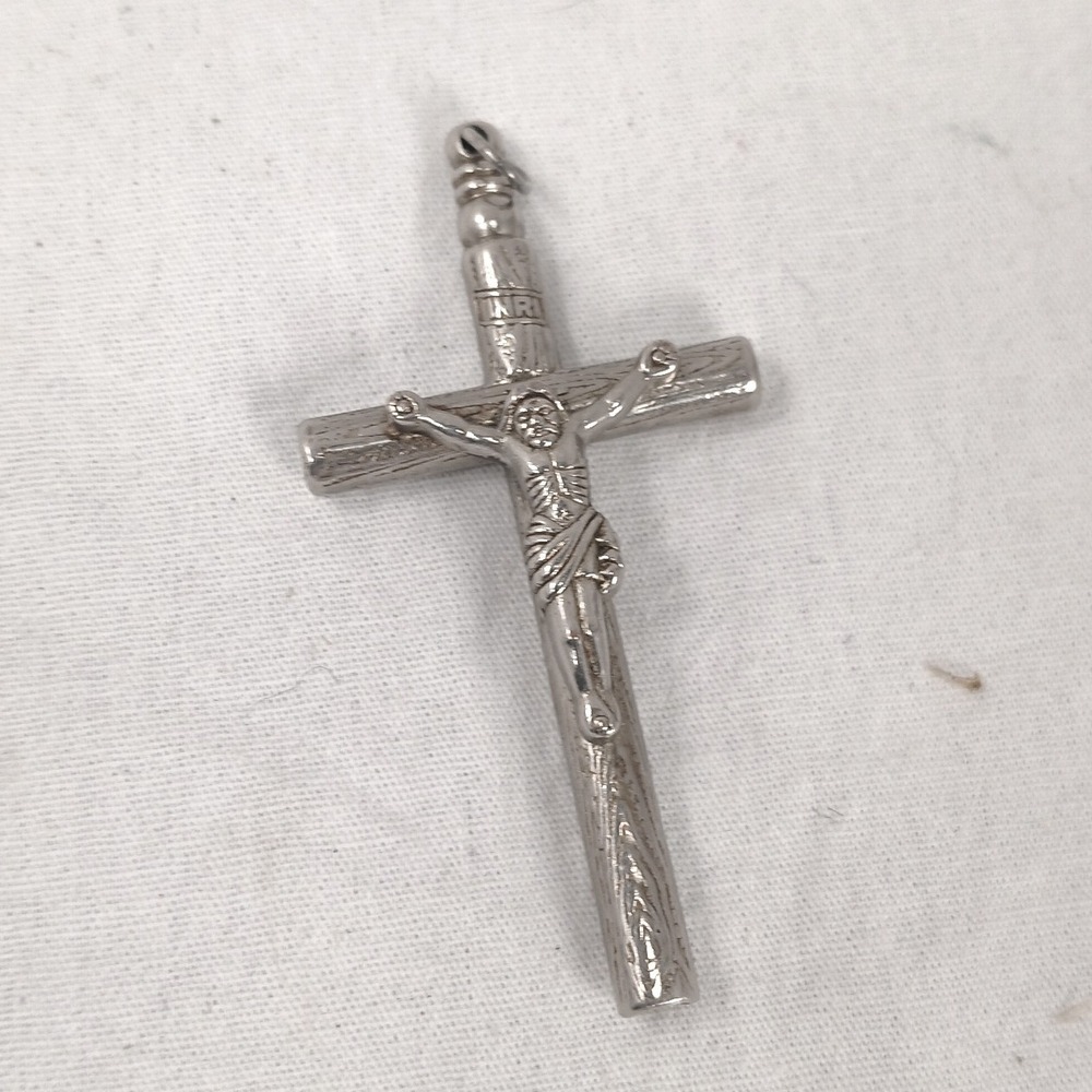 cross key chain whistle, 2 inches long, sliver color, self defence